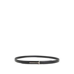 Tom Ford Women Supple Grain Leather Slim T Belt